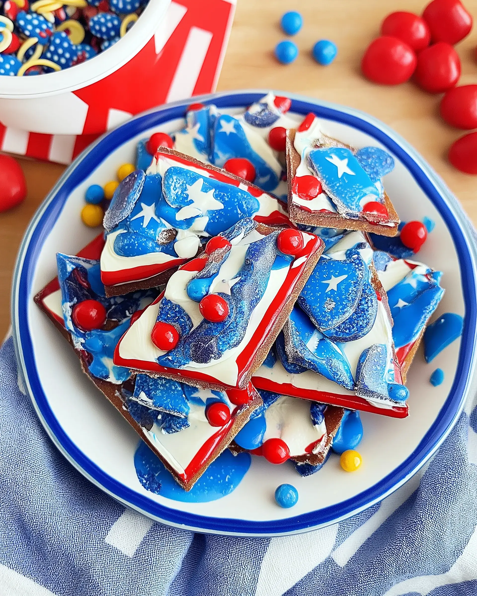 Red White and Blue Bark: A Festive Treat to Enjoy!