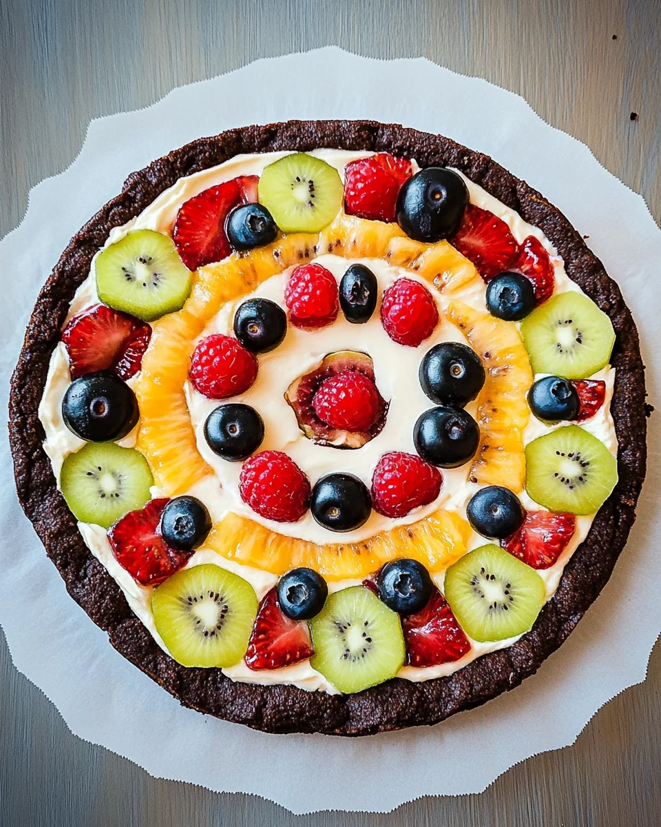 Browny Fruit Pizza: Try This Delicious Dessert Recipe!