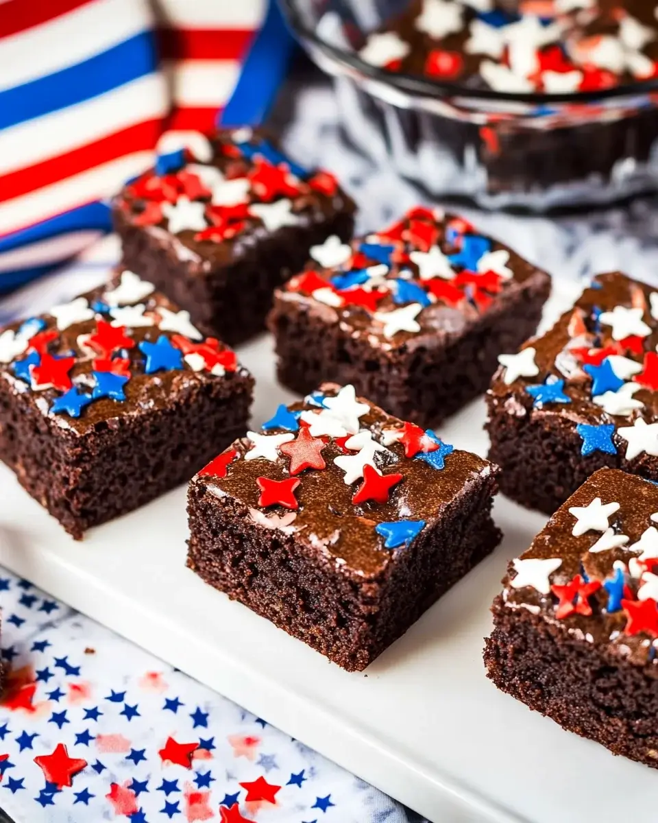 Patriotic S’mores Brownies: A Fun and Festive Treat!