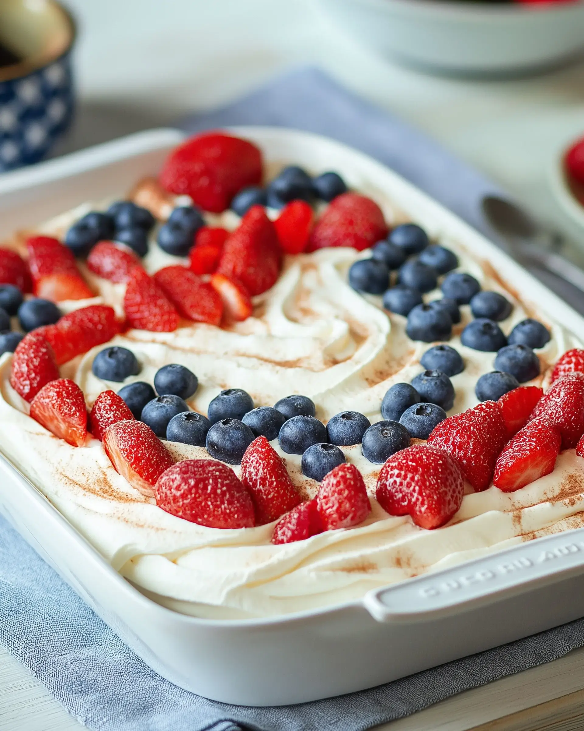 Red White and Blue No-Bake Icebox Cake is Irresistible!