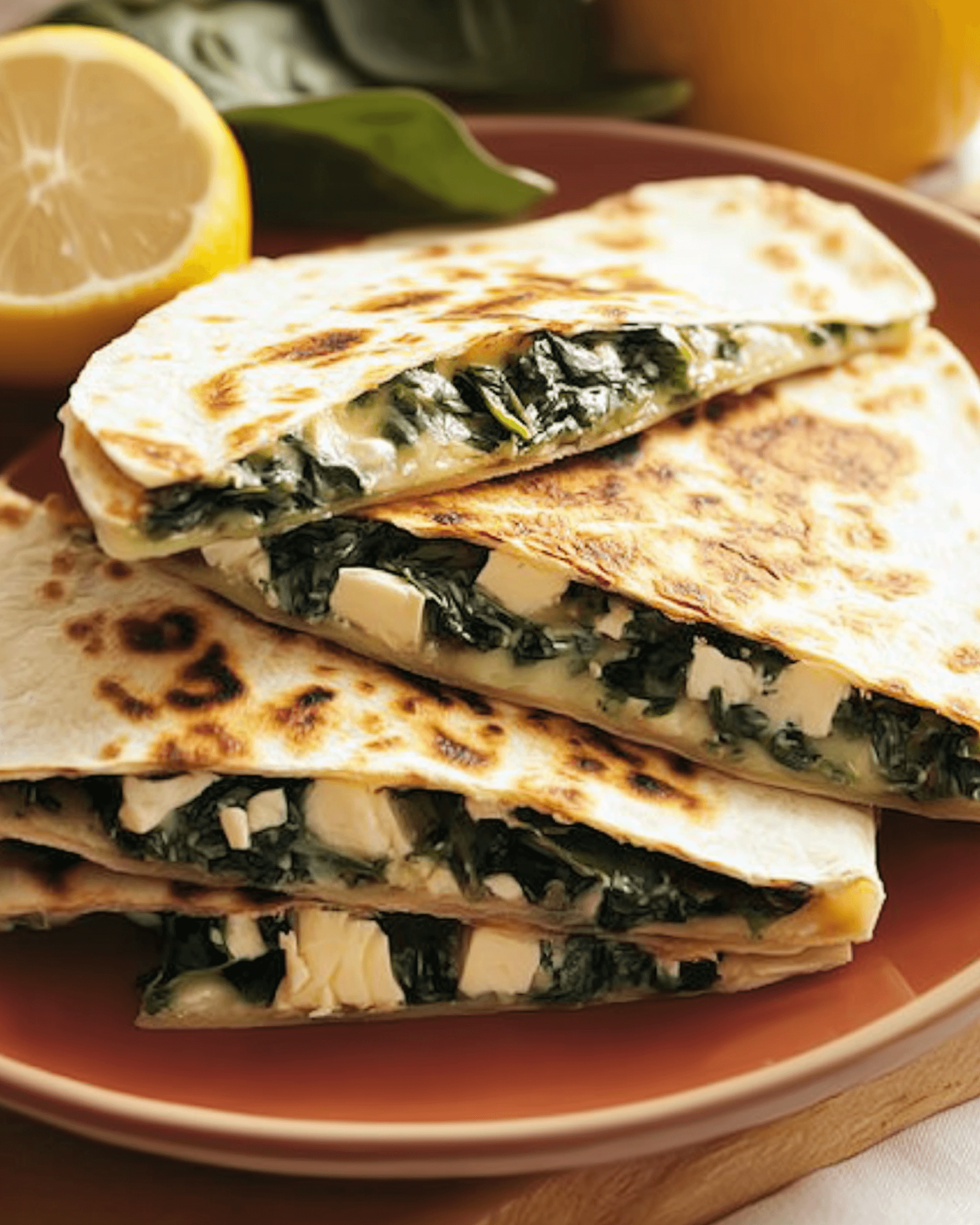 Spinach and Feta Quesadillas: Quick, Healthy Delights!