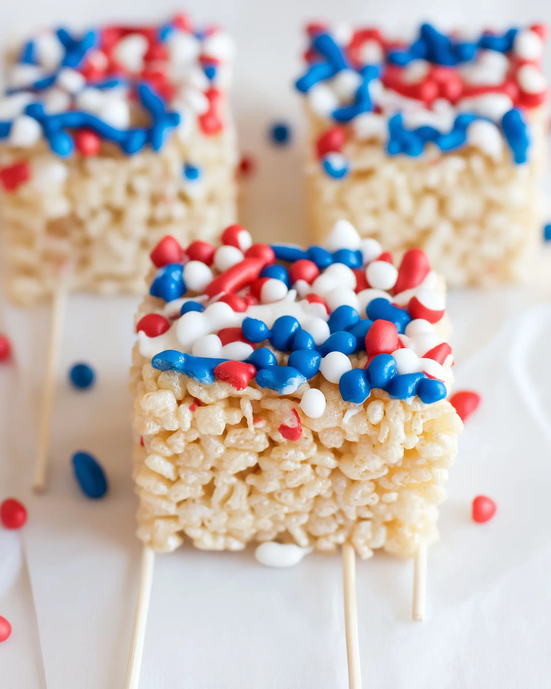 Fourth of July Rice Krispie Treats: A Festive Delight!