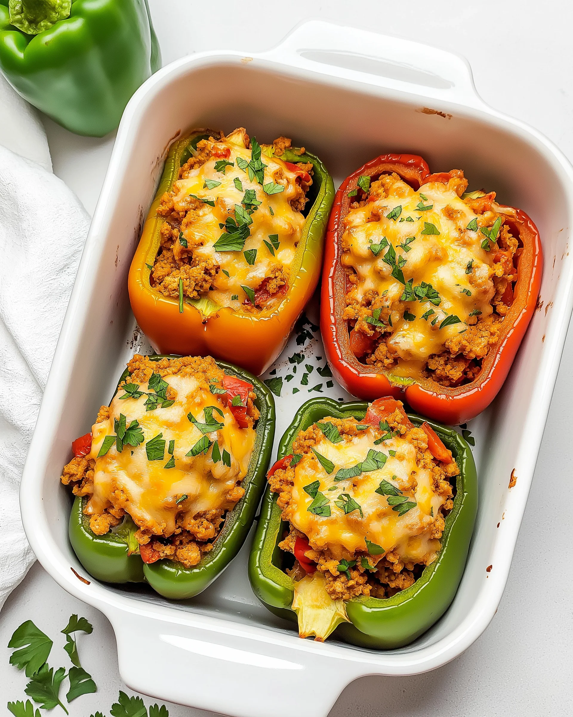 Healthy Ground Turkey Stuffed Peppers for Delicious Nutrition
