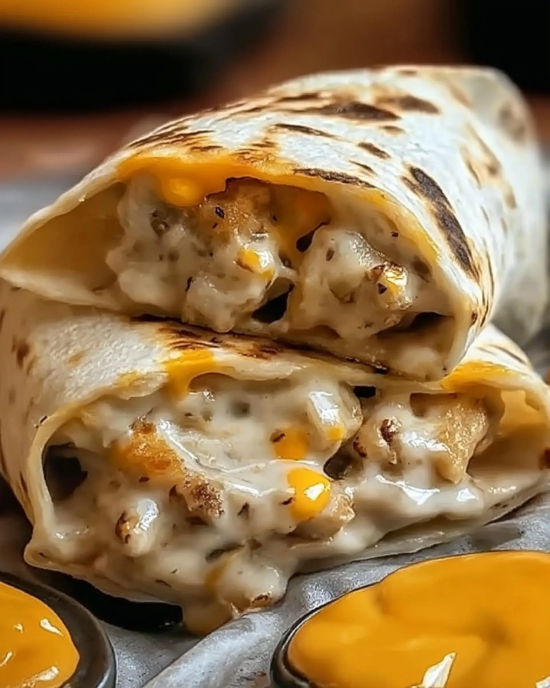 Cheesy Garlic Chicken Wraps: Quick & Irresistibly Delicious!