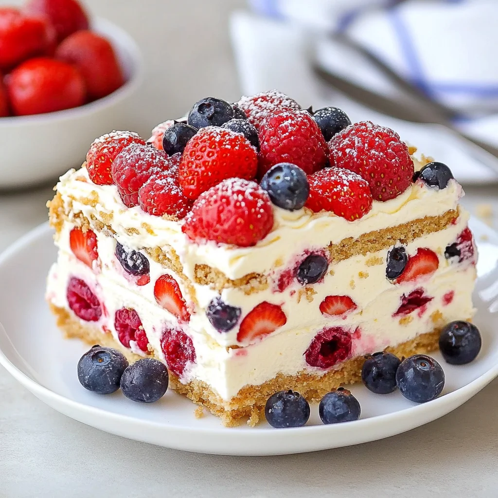 No Bake Summer Berry Icebox Cake: Easy and Delicious!