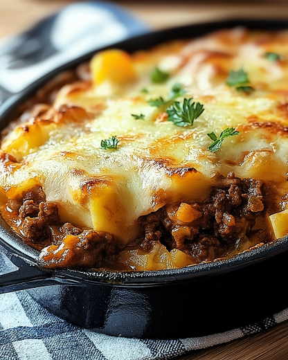 Hobo Casserole with Ground Beef & Potatoes: A Family Favorite!