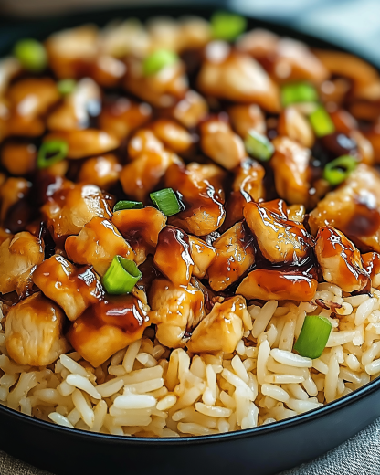 Honey BBQ Chicken Rice: A Delicious One-Pan Wonder!