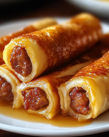 Sausage French Toast Roll-Ups: A Delicious Breakfast Treat!