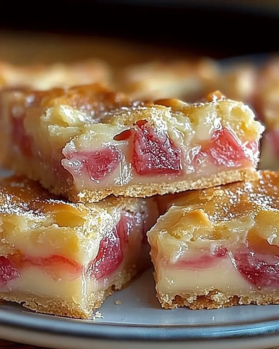 Rhubarb Custard Bars: Discover This Irresistible Recipe!