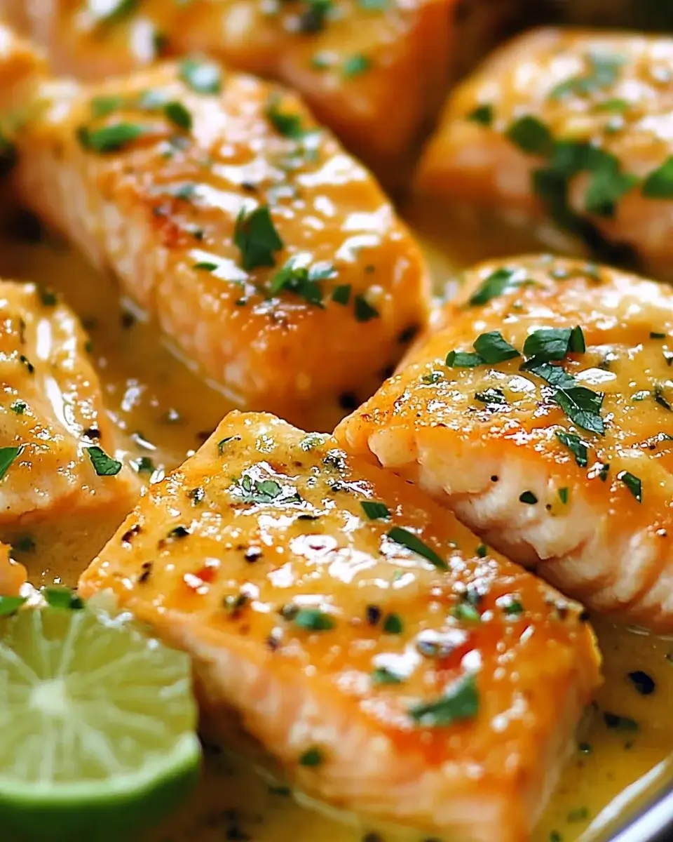 BAKED SALMON: Elevate Your Dinner with Creamy Pasta!