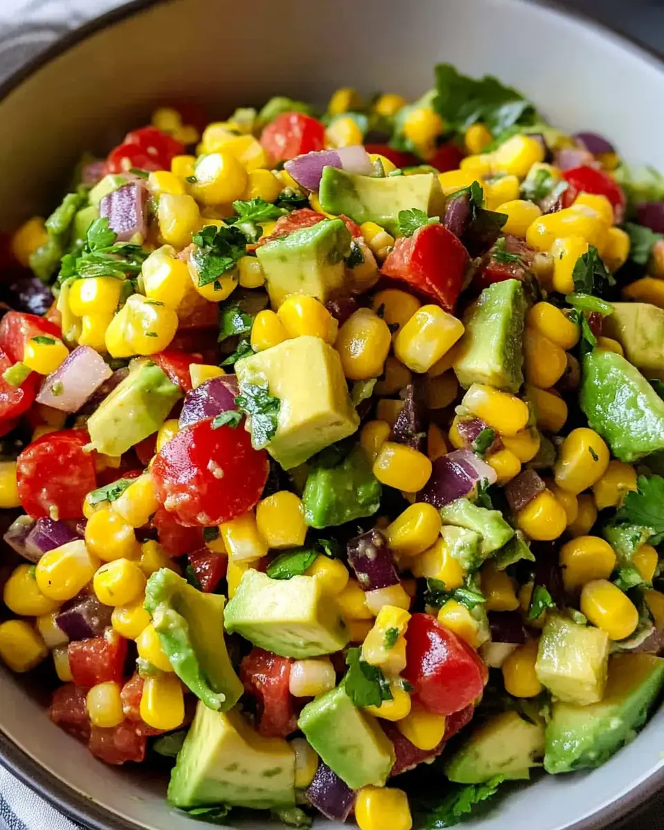 Avocado Corn Salad: A Refreshing and Easy Recipe!