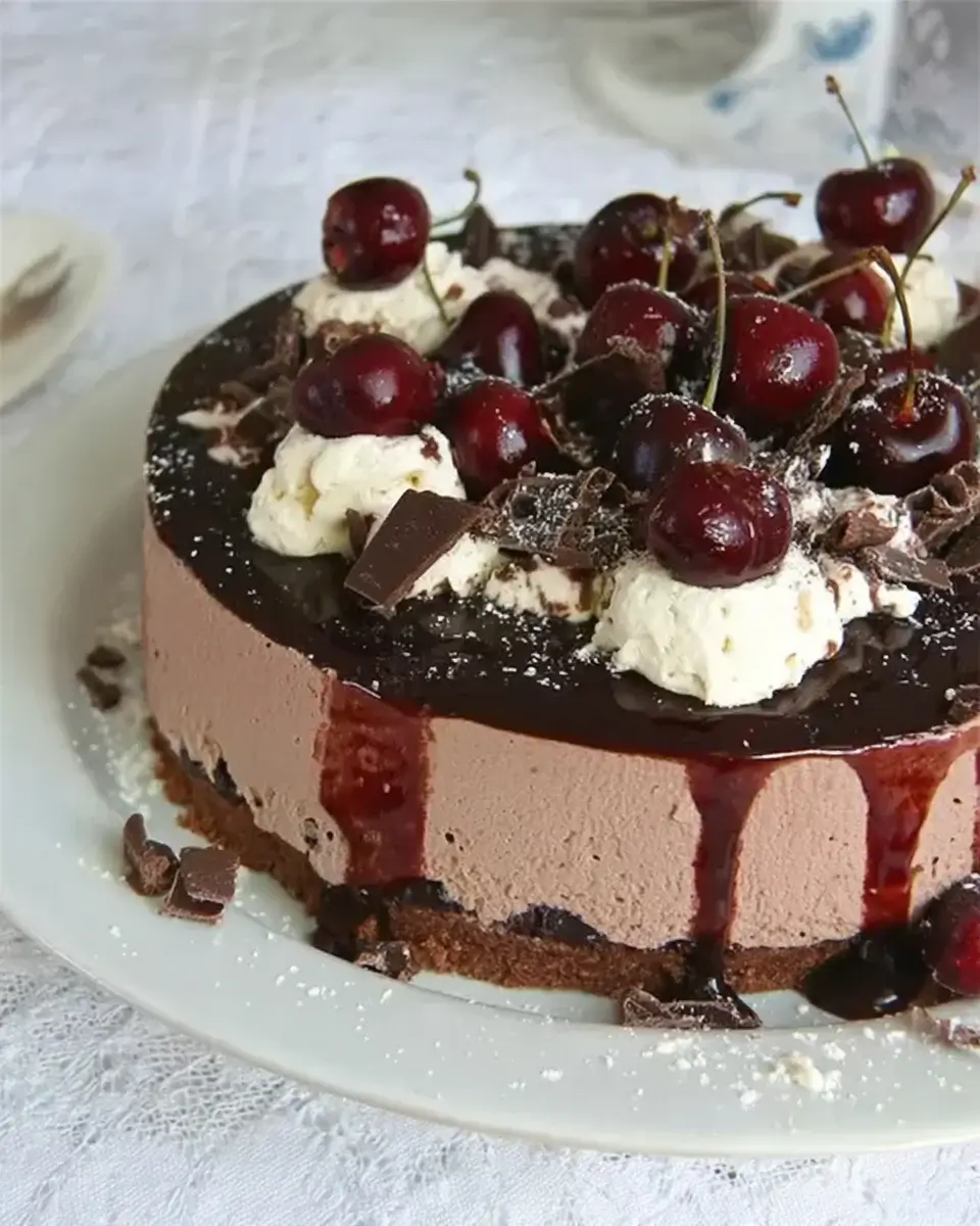 Black Forest Cheesecake Symphony: Indulge and Savor!