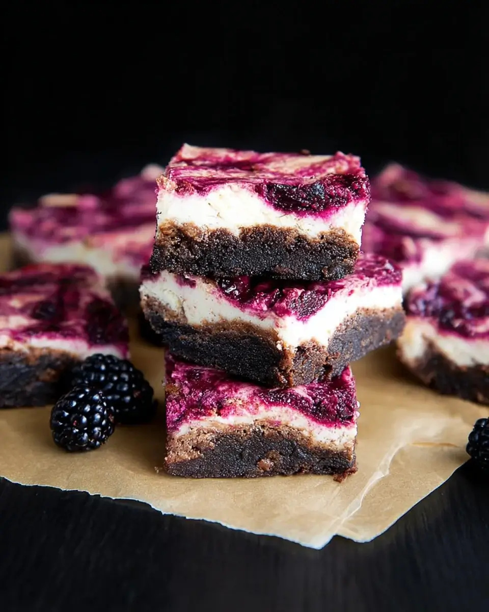 Blackberry Cheesecake Brownies: Indulge in this Delight!