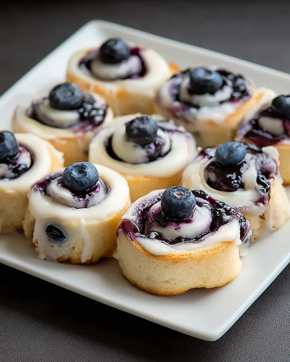 Blueberry Cheesecake Rolls: A Tasty Dessert Delight!