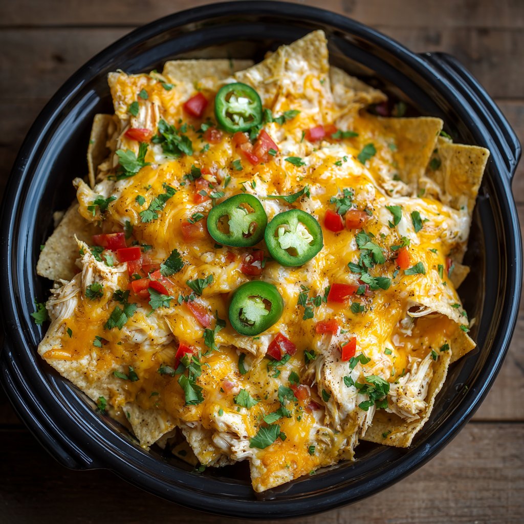 Crockpot Chicken Nachos: Easy Recipe for a Crowd-Pleaser!
