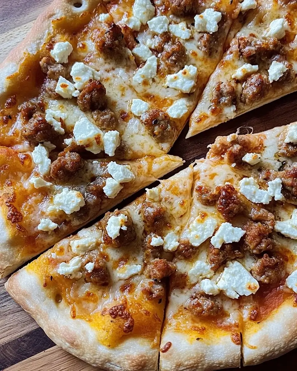 Hot Sausage Feta Honey Pizza: A Must-Try Recipe Delight!