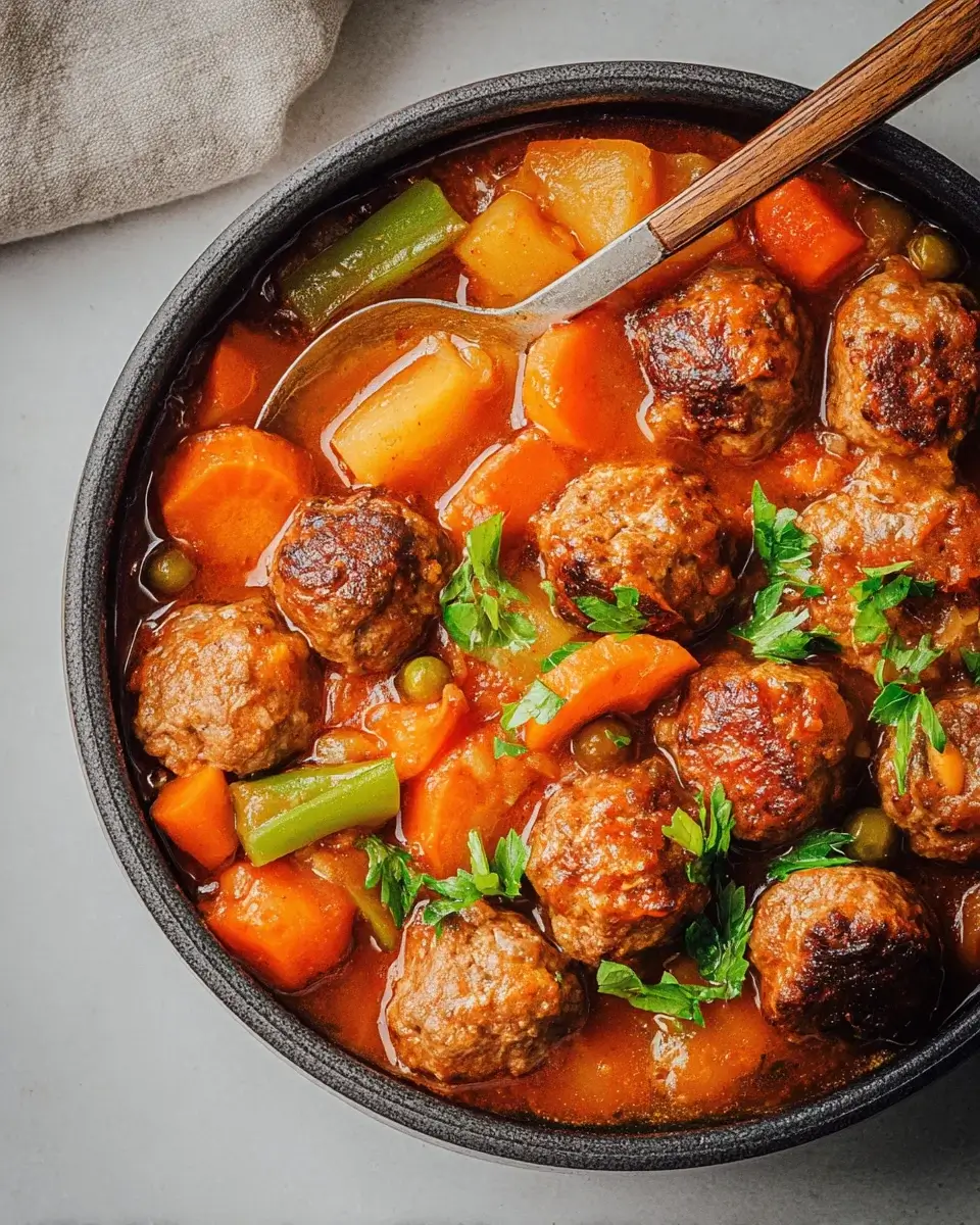 Hearty Meatball Stew: A Comforting Recipe You’ll Love!
