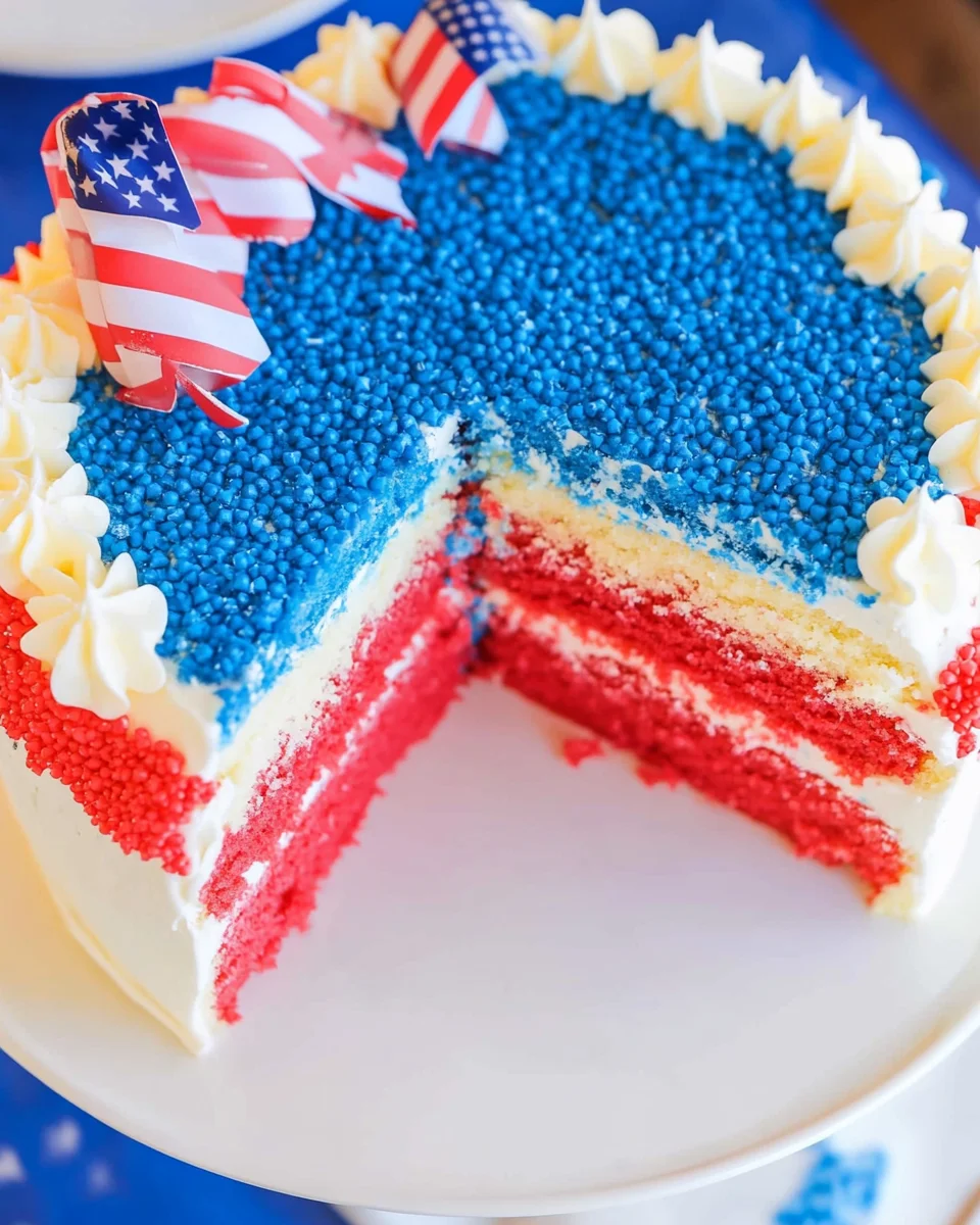 4th Of July Cake: Create a Festive Red, White, and Blue Treat!