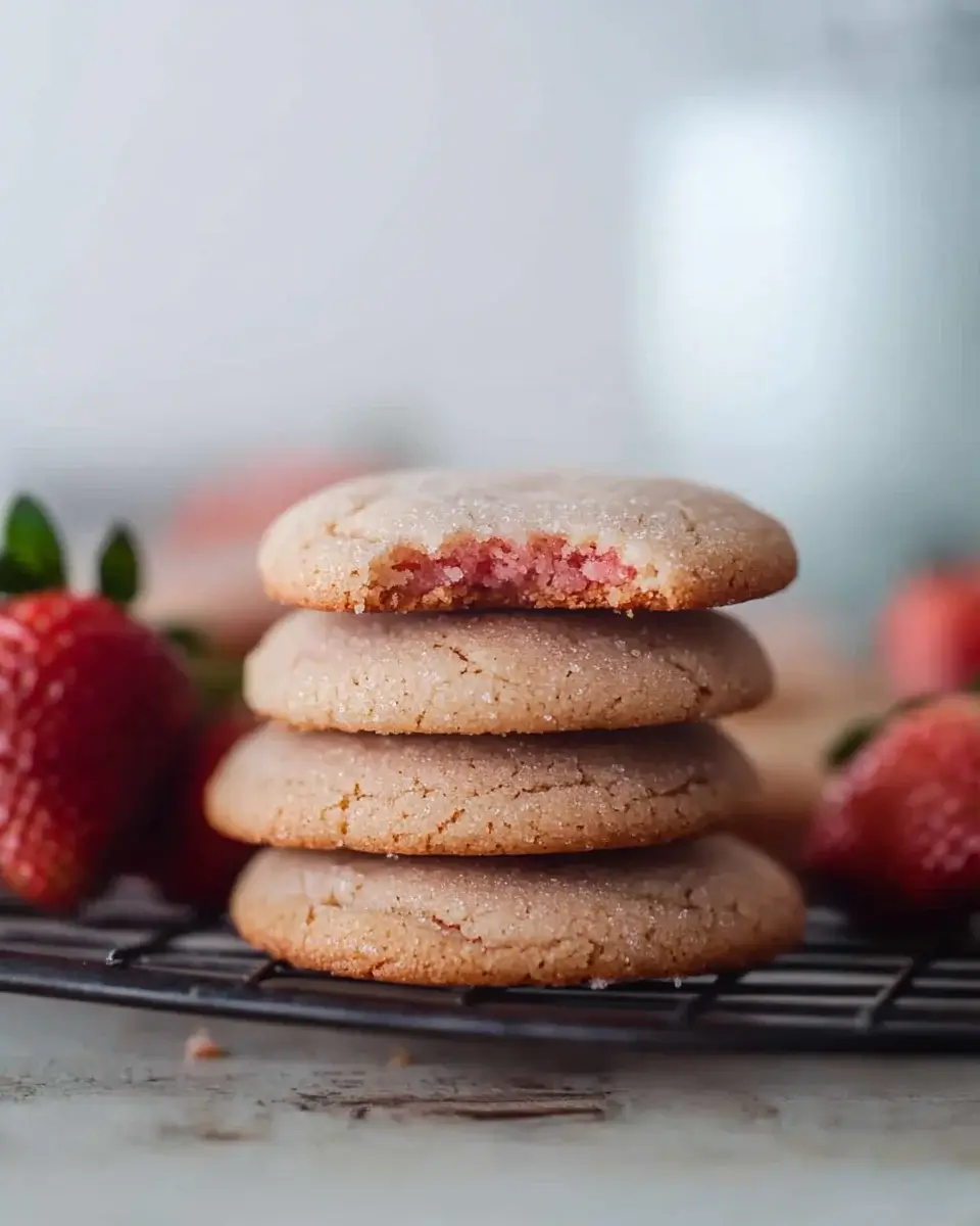 Strawberry Sugar Cookies: Soft, Sweet, and Irresistible!