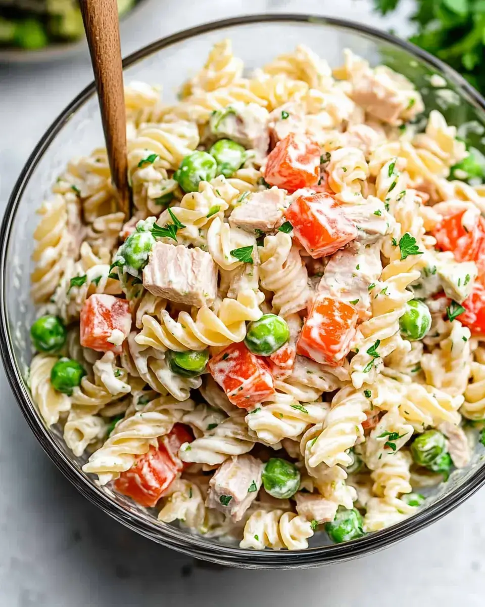 Lightened-Up Creamy Tuna Pasta Salad You’ll Love