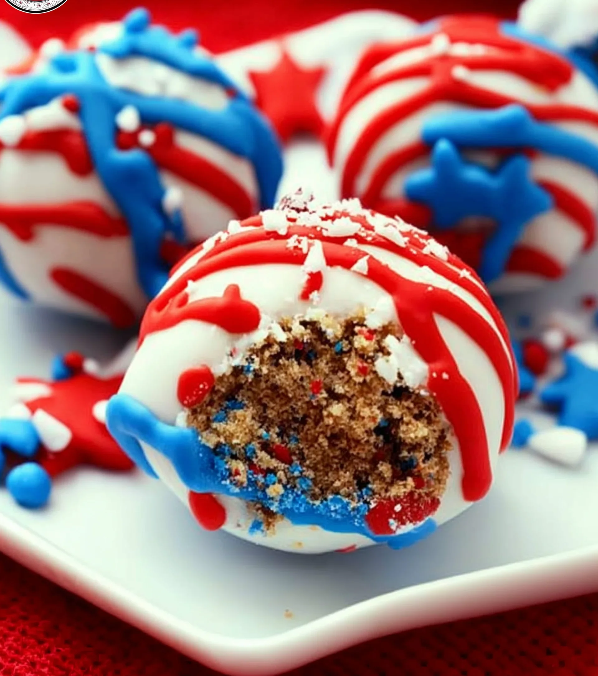 Red, White, And Blue Cake Balls: A Festive Treat!