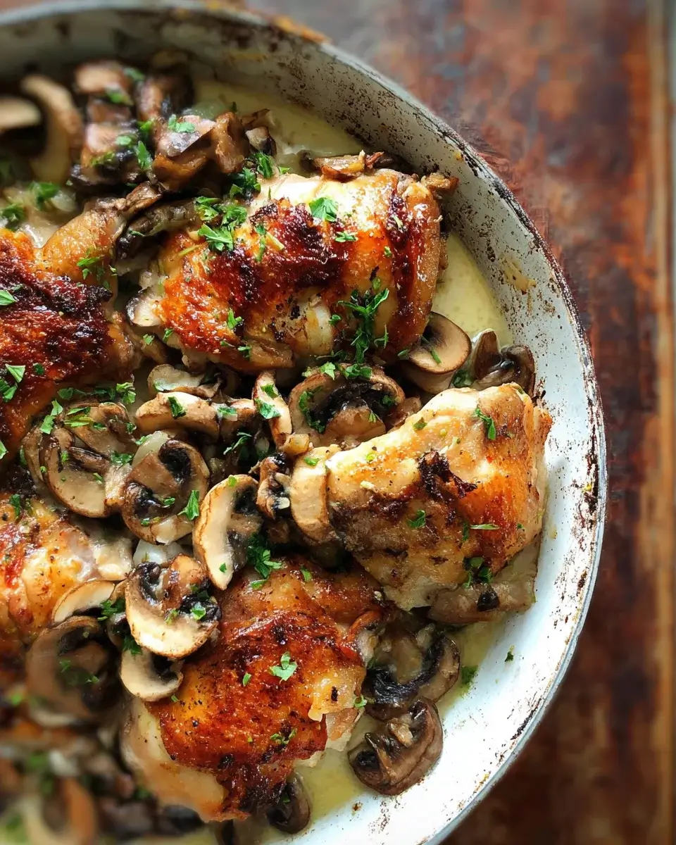Baked Chicken with Mushrooms: A Flavorful Delight!