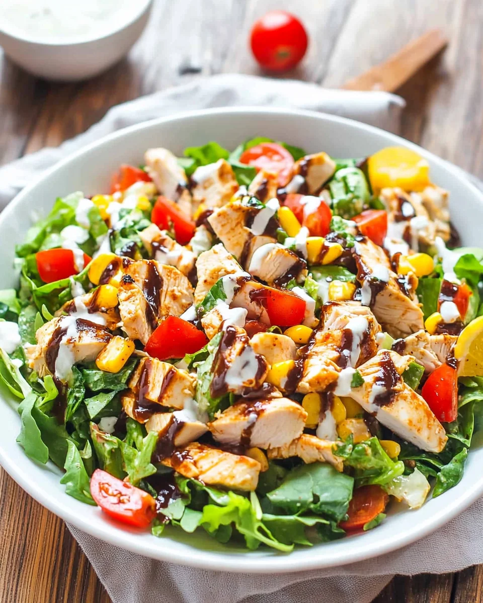 BBQ Chicken Salad: A Flavorful Twist on a Classic Dish