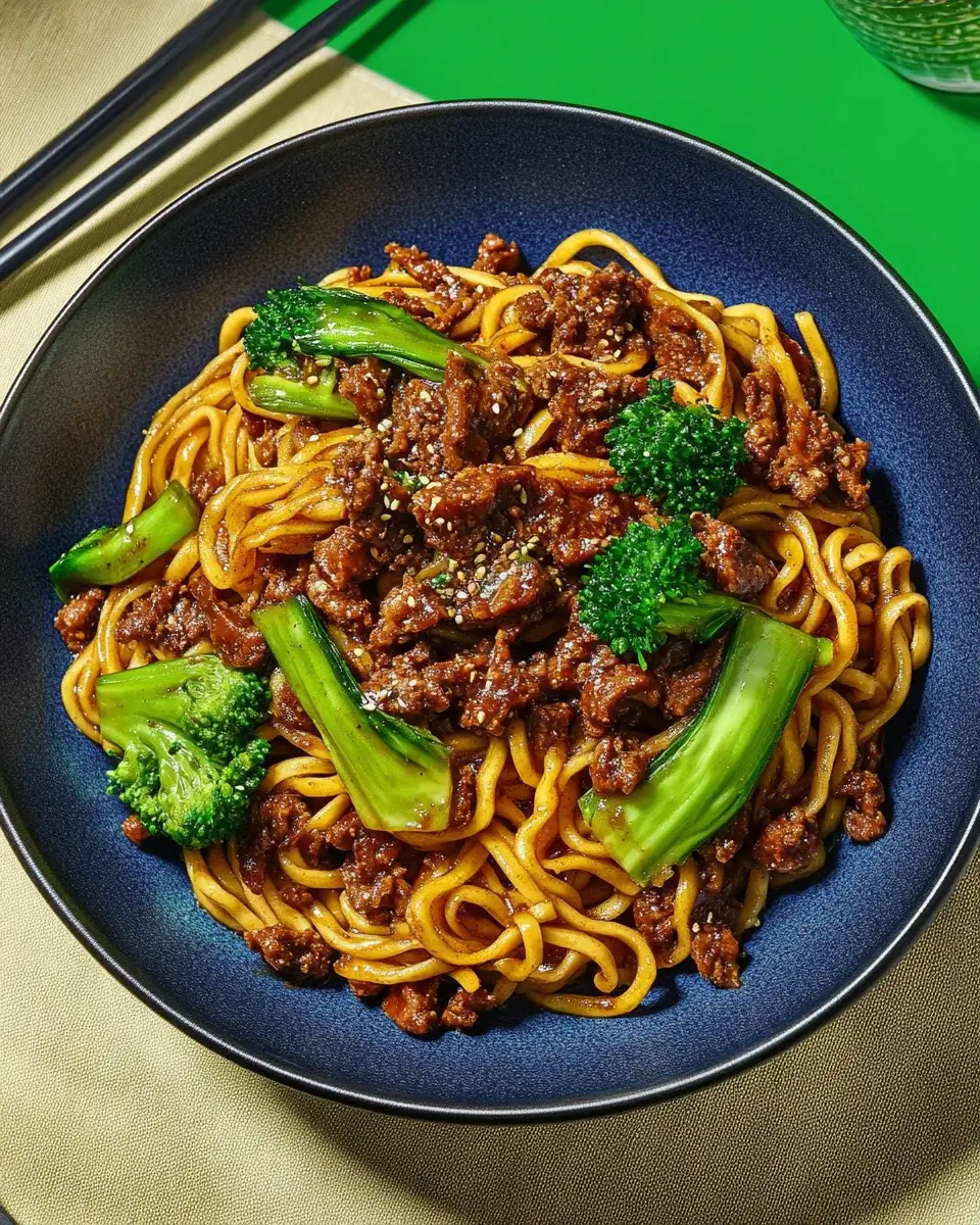 Sticky Beef Noodles: A Delicious Quick Recipe!