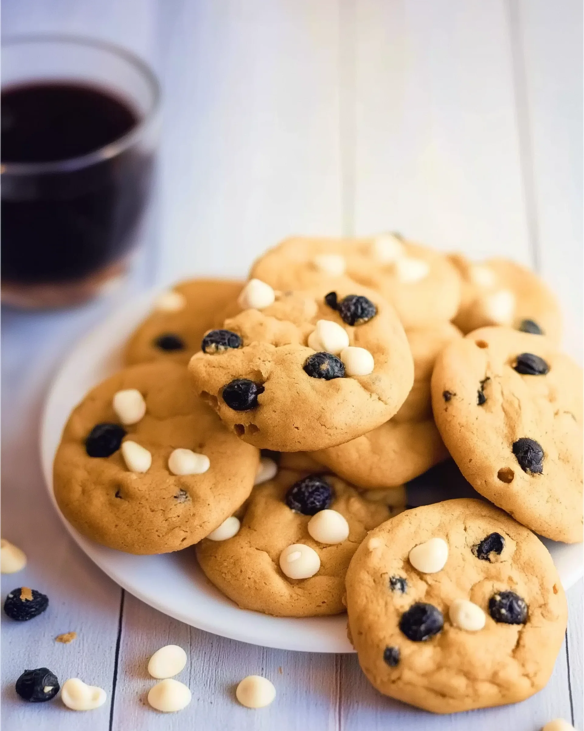 Blueberry White Chocolate Chip Cookies: A Delicious Treat!