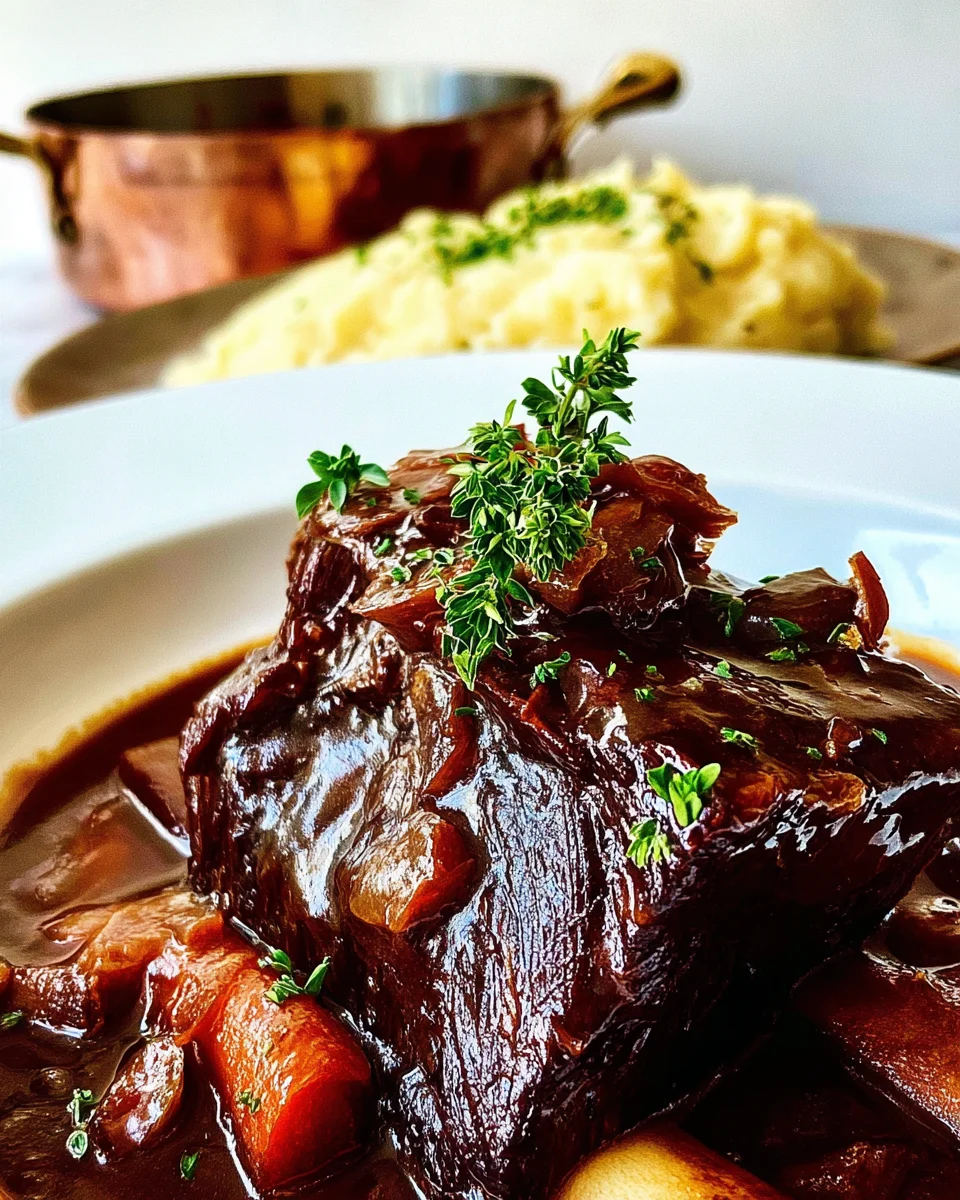 Red Wine Braised Short Ribs: A Rich, Hearty Delight