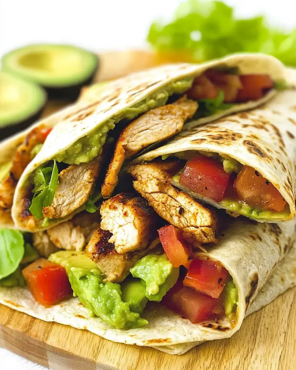 Chicken Avocado Wrap: A Quick & Tasty Meal Recipe!