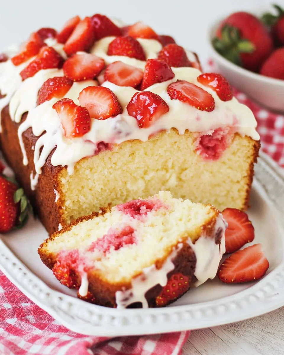 Strawberry Pound Cake: Indulge in a Creamy Delight!