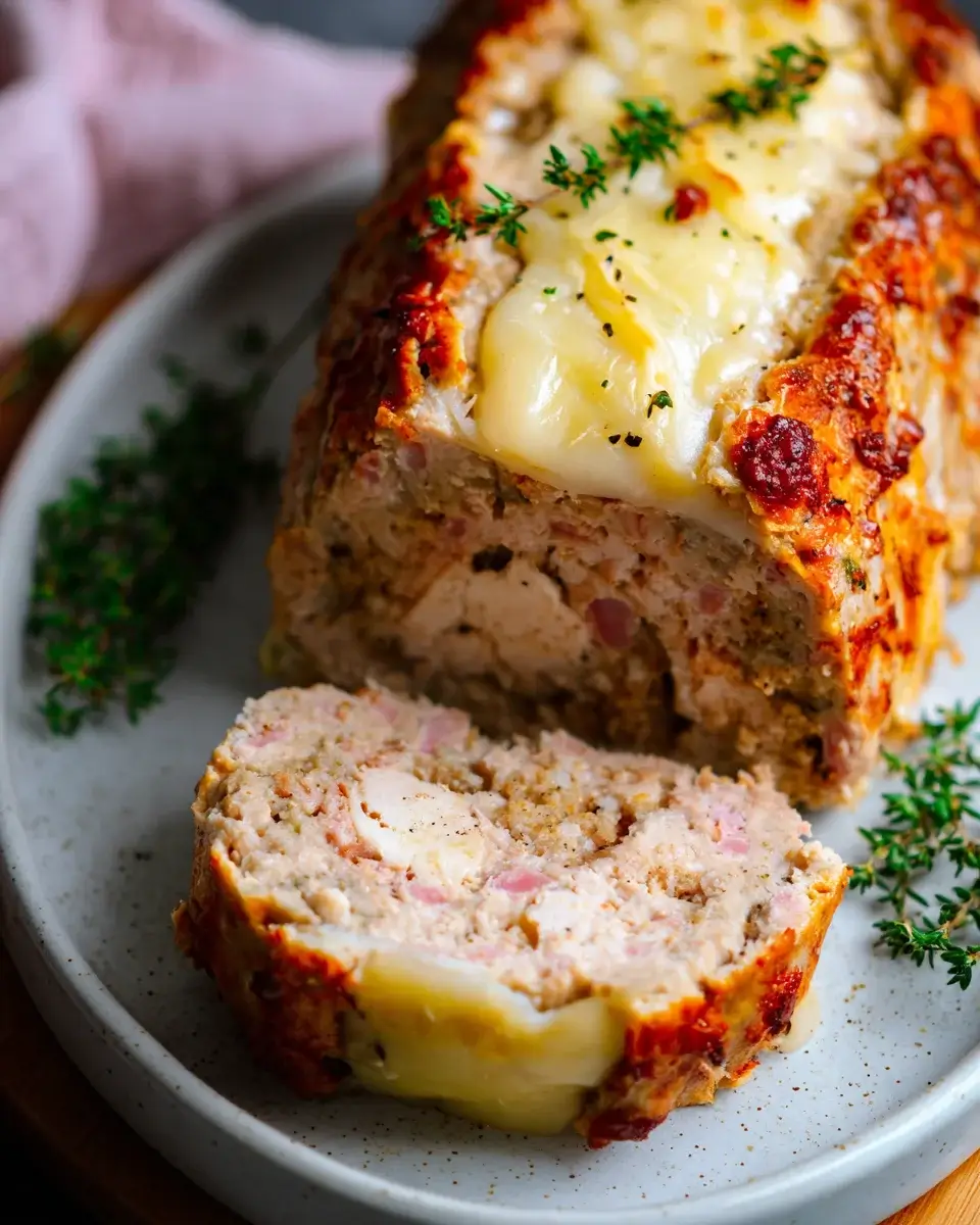 Chicken Cordon Bleu Meatloaf: A Flavorful Twist on Dinner!