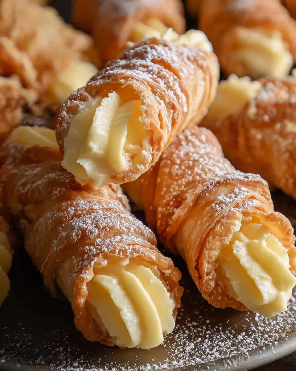 Italian Cream Stuffed Cannoncini: A Delightful Treat!