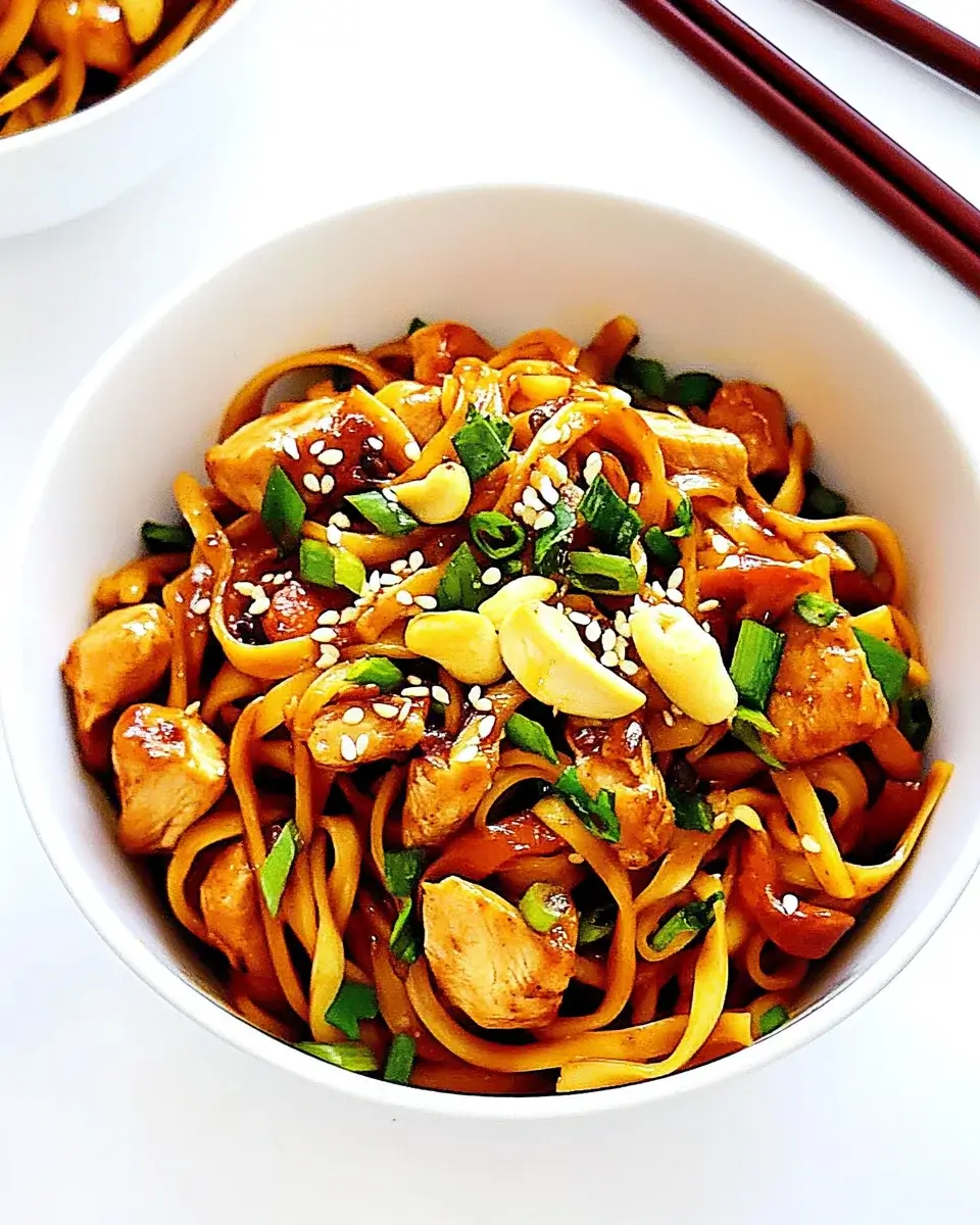 Kung Pao Chicken Noodles: Discover a Tasty Recipe!