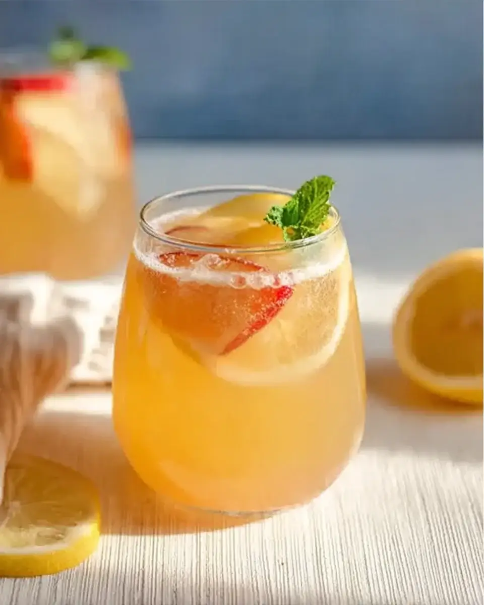 Homemade Peach Lemonade: Refreshing Summer Delight!