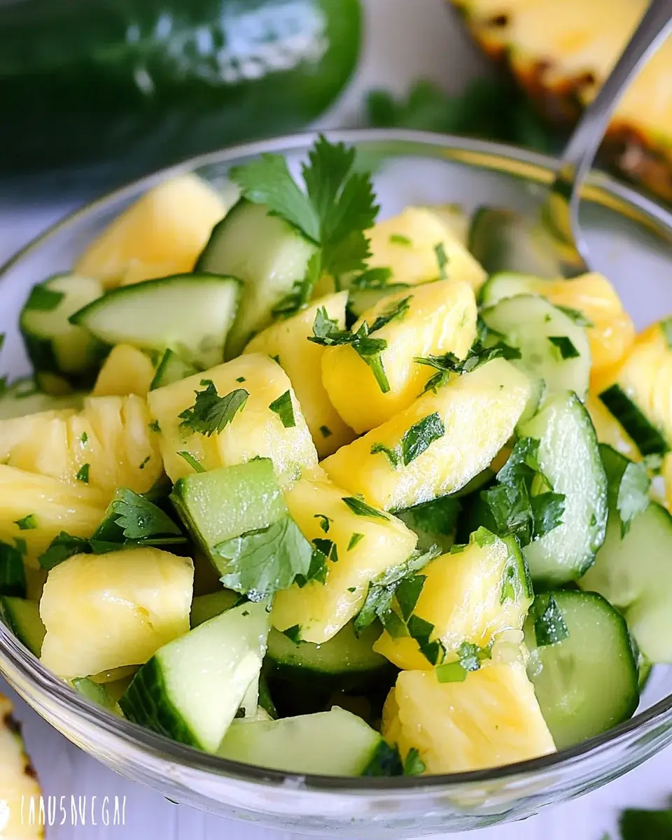 Pineapple Cucumber Salad: A Refreshing Summer Delight!
