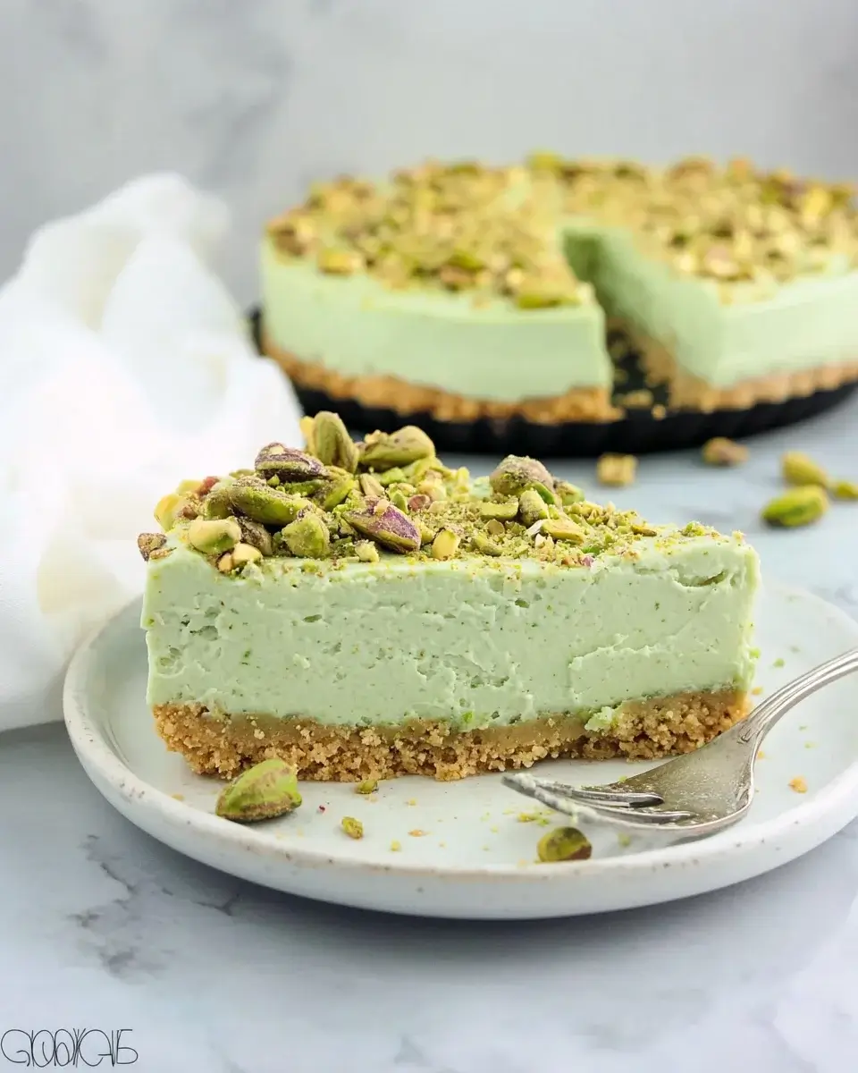 Pistachio cheesecake: Discover a creamy delight!
