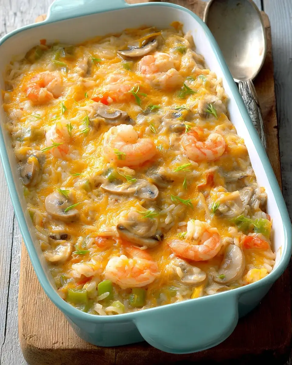 Shrimp and Rice Casserole: Enjoy a Creamy Delight!