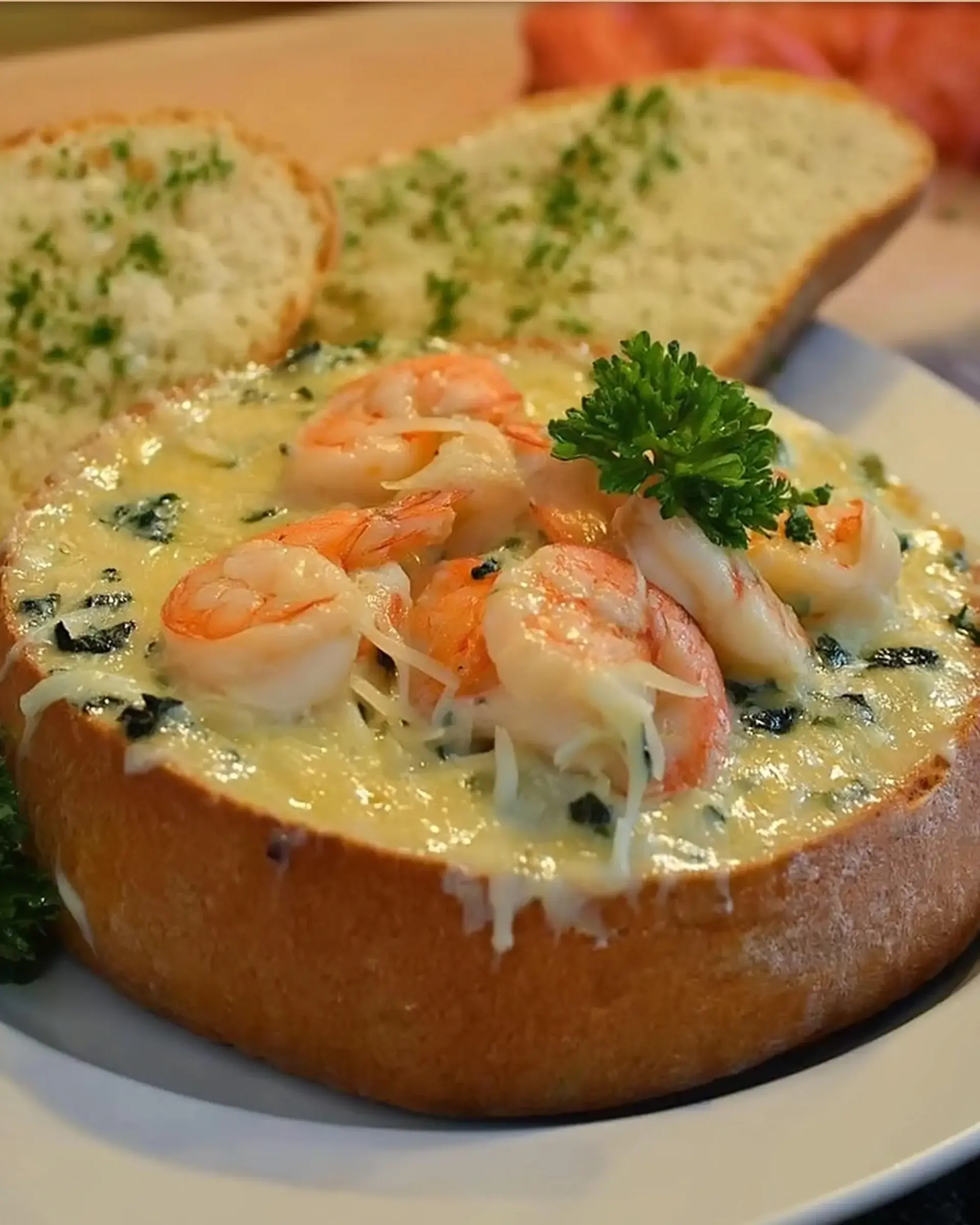Shrimp Scampi Bowls With Garlic Bread: A Delicious Delight!