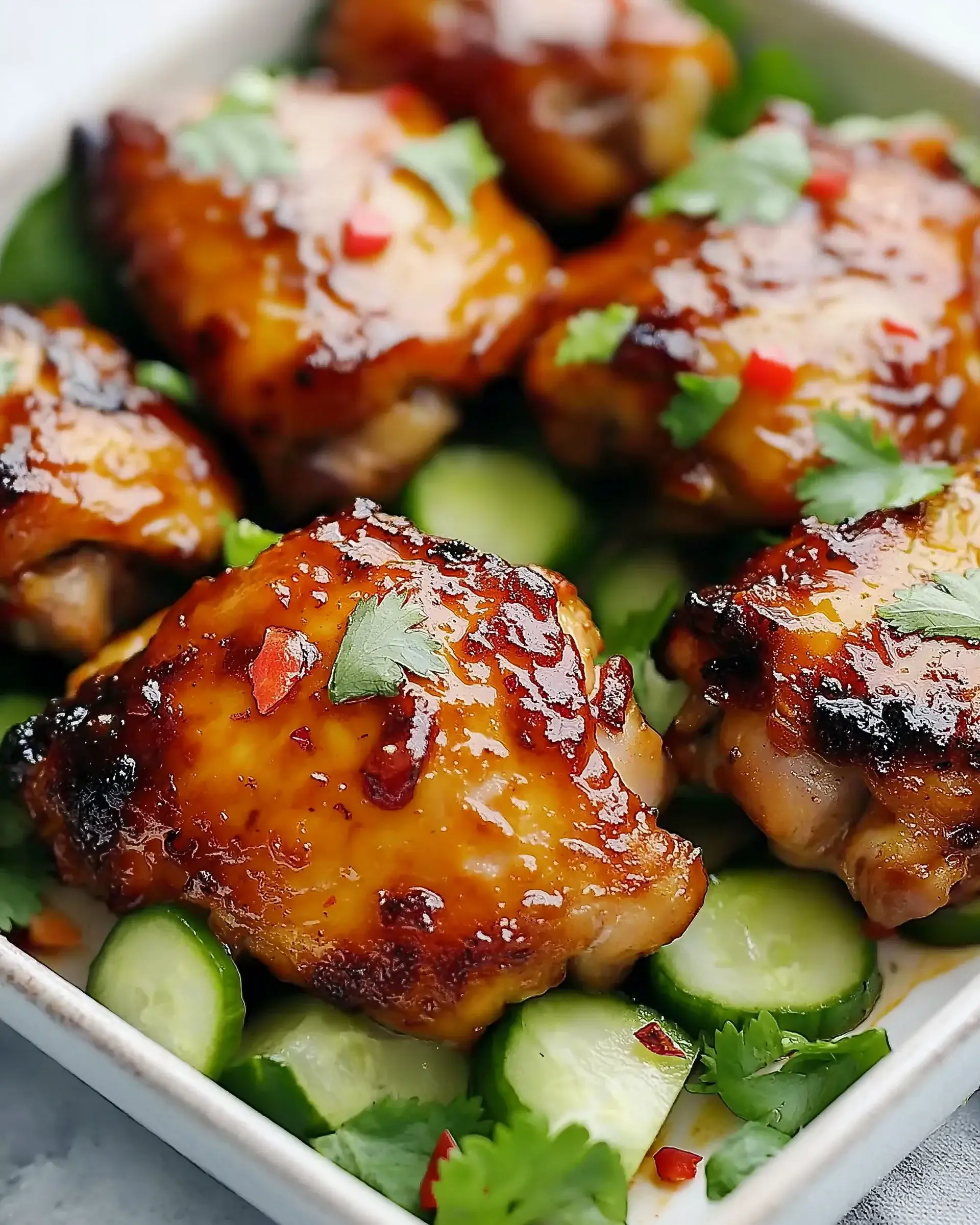 Sticky Sweet Chili Chicken Thighs: A Flavorful Delight!