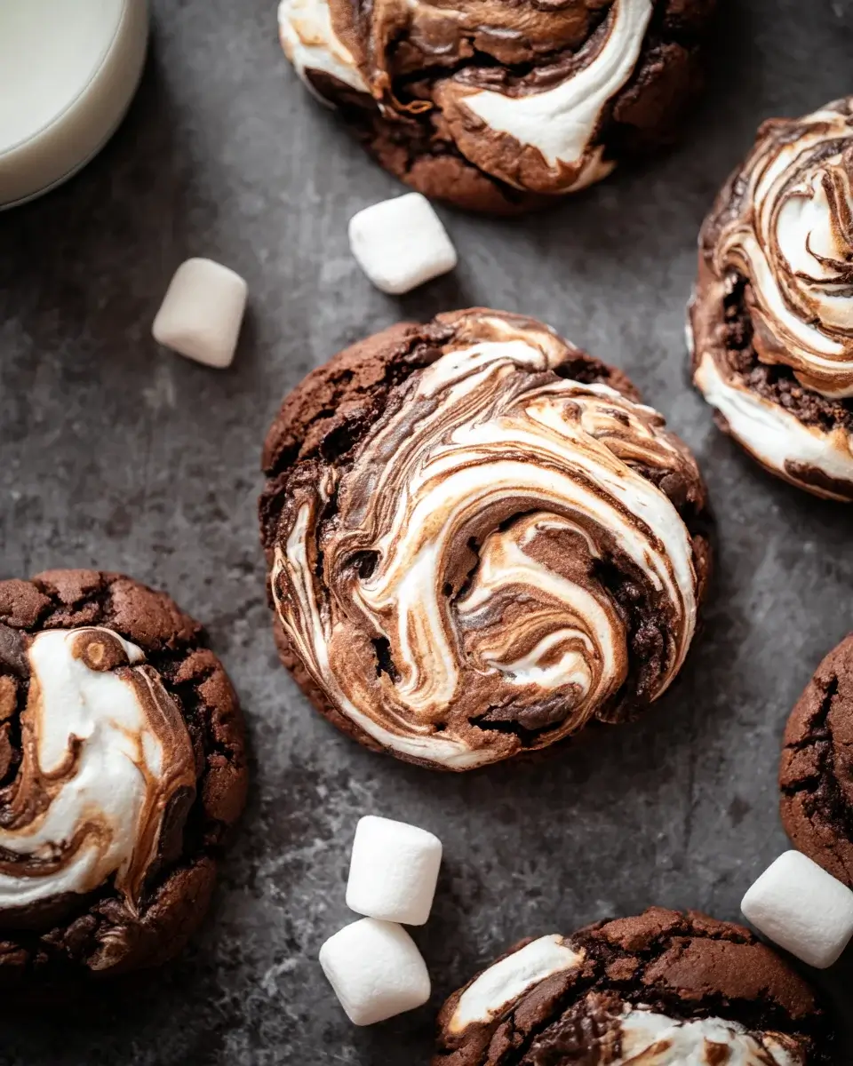 Chocolate Marshmallow Swirl Cookies: A Sweet Delight!