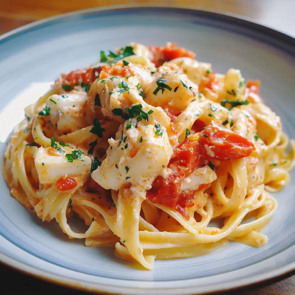 Creamy Tomato and Lobster Pasta: A Rich Delight to Savor
