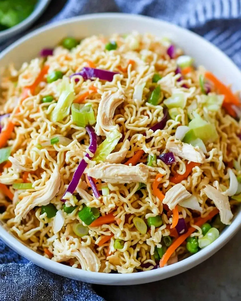 Ramen Chinese Chicken Salad: A Flavorful Delight!