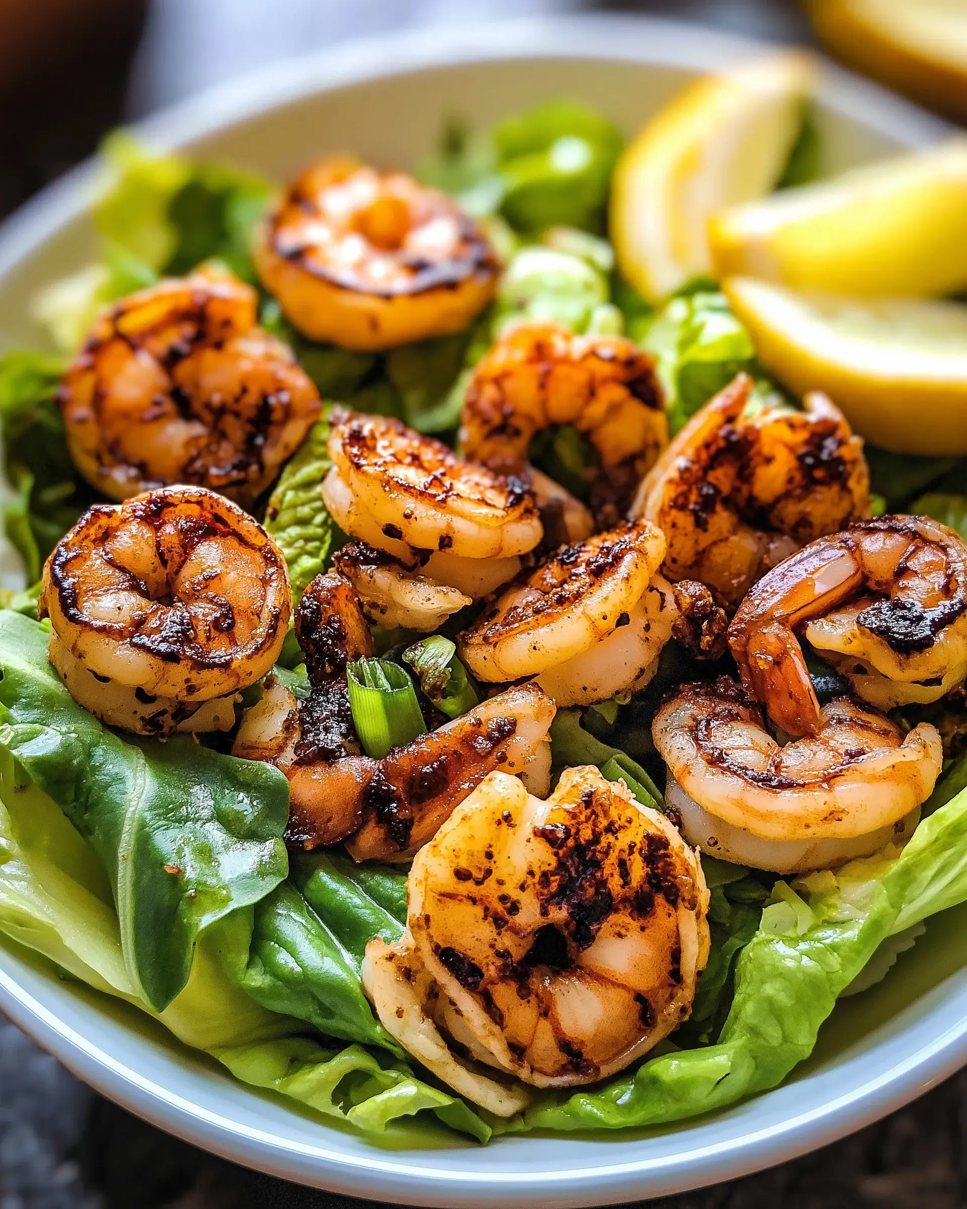 Hot Honey Blackened Shrimp Caesar Salad Recipe Revealed!