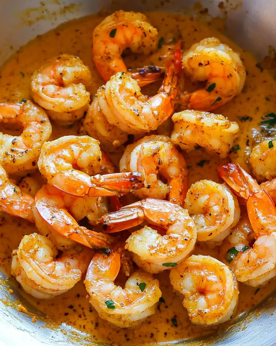 Crispy Cajun Shrimp With Creamy Sauce delights your taste!