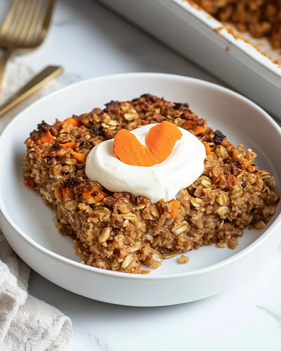 Carrot Cake Baked Oatmeal: A Delicious Breakfast Delight