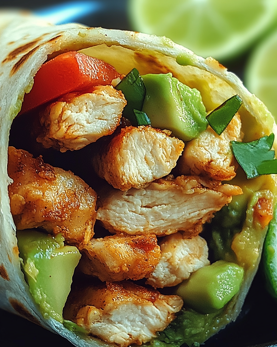 Chicken Avocado Wrap: A Quick, Delicious Meal Idea