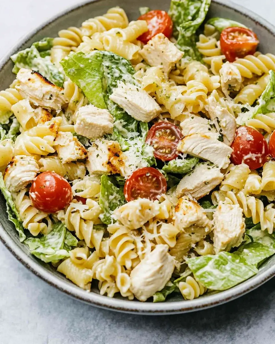 Chicken Caesar Pasta Salad: A Refreshing Recipe to Try!
