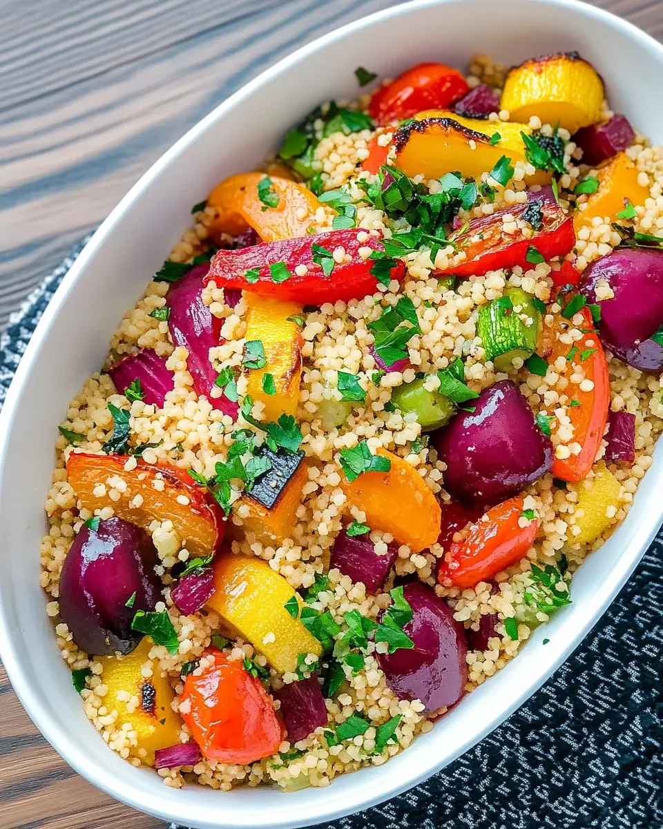 Roasted Vegetable Couscous: A Flavorful Quick Recipe!